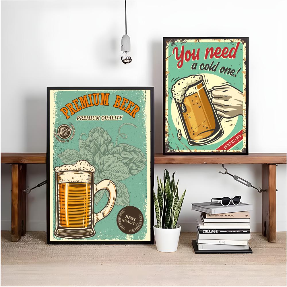 Beer Wine Retro Style Painting – обзор и цена Wine Beer Photo