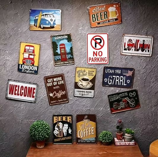 Cats and Wine Vintage Metal Si – обзор и цена Beer Wine Gin