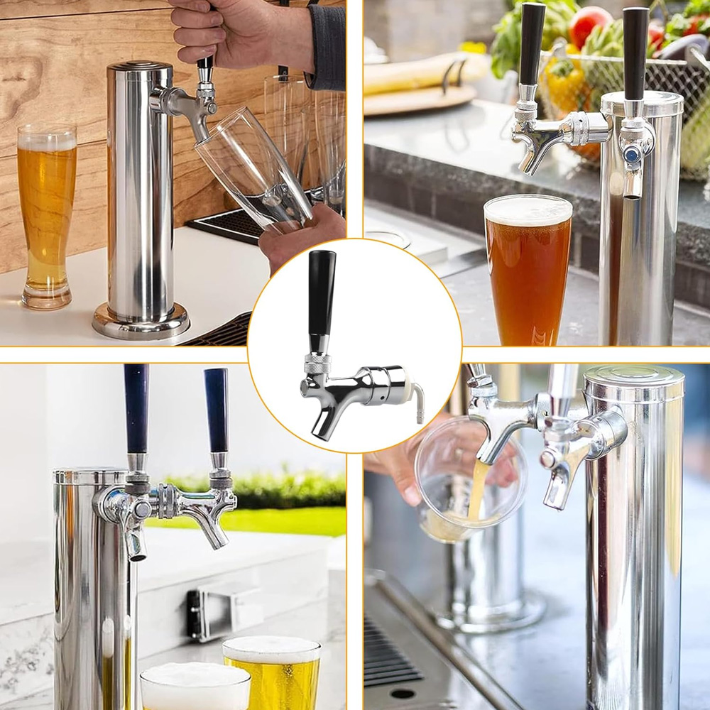 Draft Beer Faucet, Chrome Plat – обзор и цена Wine Beers