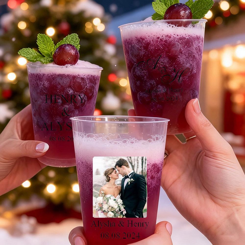 Custom Photo Name Wedding Plas – обзор и цена Wine Beer Photo