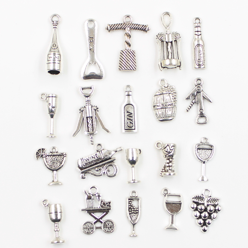 30pcs Charms Beer Barrel Grape – обзор и цена Wine Beer Photo