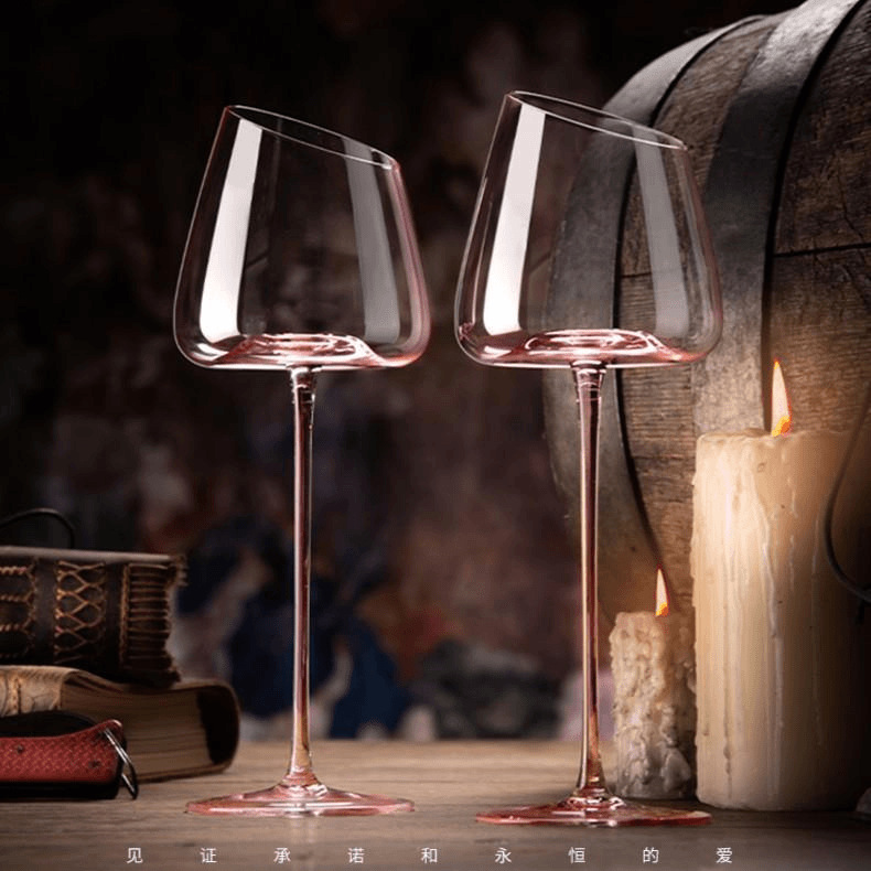 French Pink Flamingo Red Wine  – обзор и цена Wine Glass Set Crystal