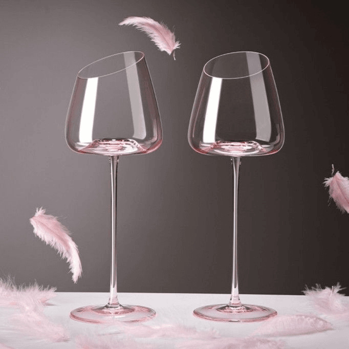 French Pink Flamingo Red Wine  – обзор и цена Wine Glass Set Crystal