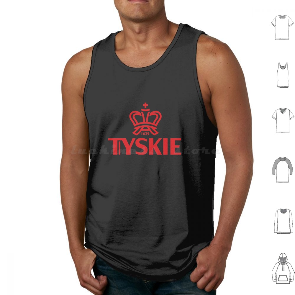 Tyskie Tank Tops Print Cotton  – обзор и цена Beer Wine Gin