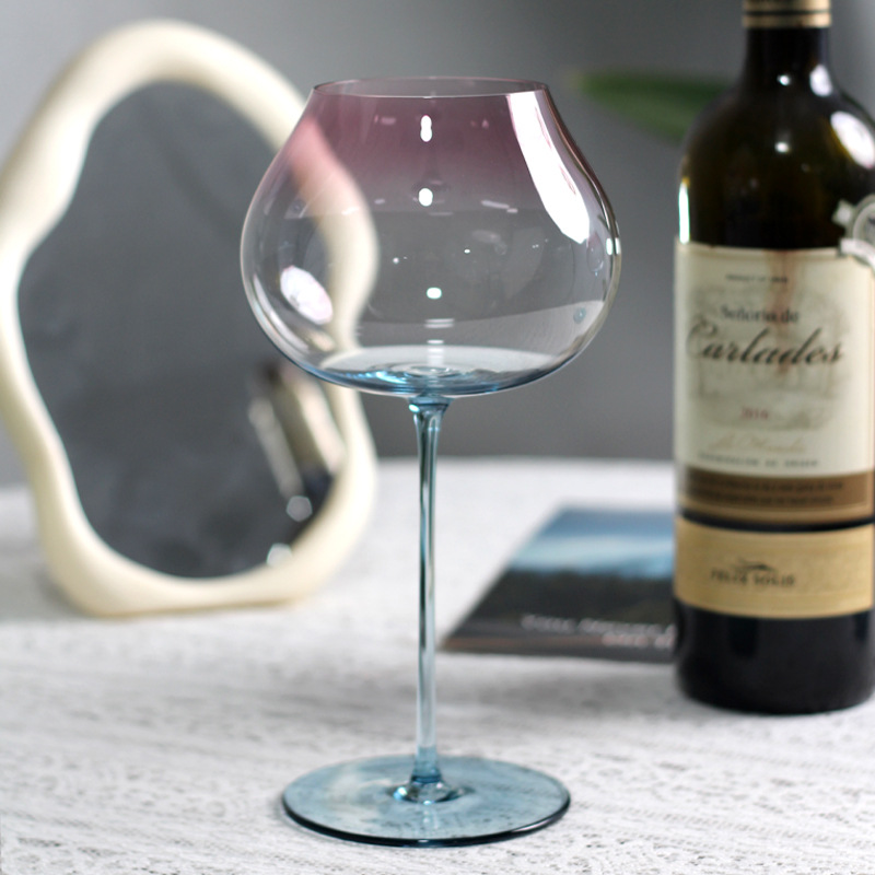 750ml 2-piece set of large cap – обзор и цена Wine Glass Set Crystal