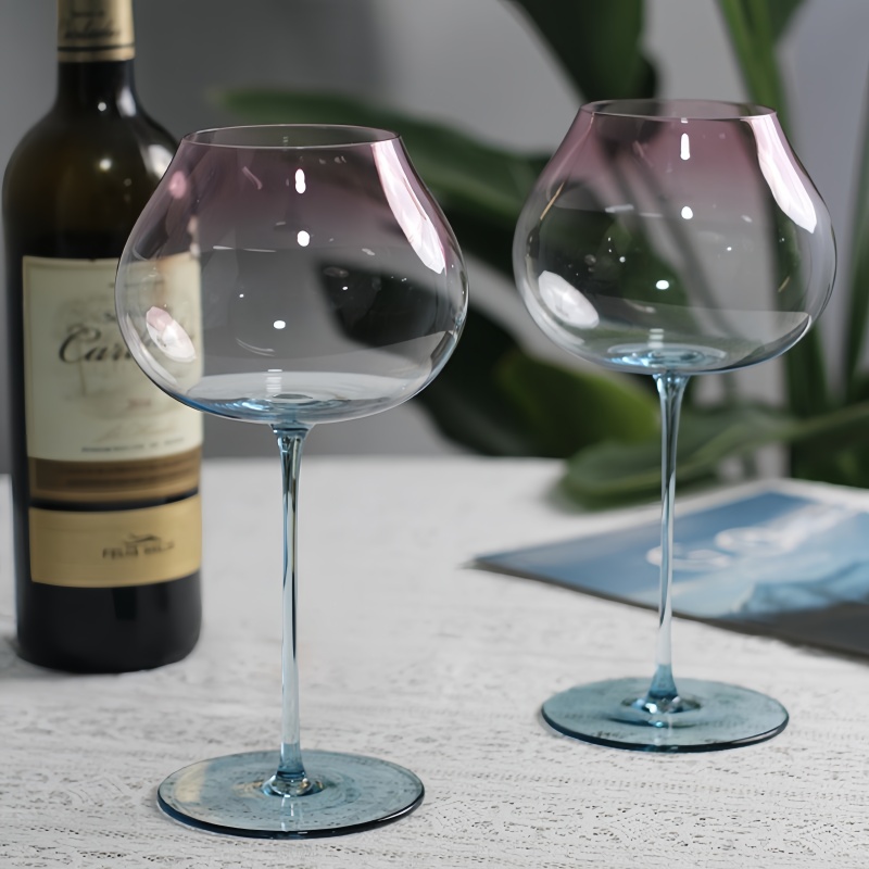 750ml 2-piece set of large cap – обзор и цена Wine Glass Set Crystal