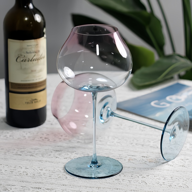 750ml 2-piece set of large cap – обзор и цена Wine Glass Set Crystal