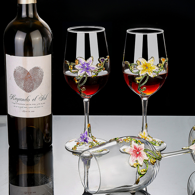 Enamel Crystal Vintage Goblet  – обзор и цена Wine Glass Set Crystal
