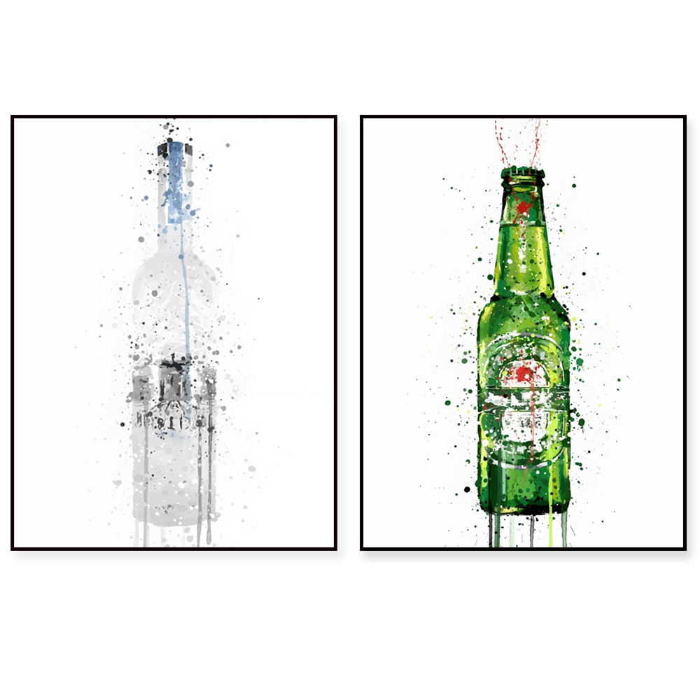 Champagne art poster, beer, gi – обзор и цена Beer Wine Gin