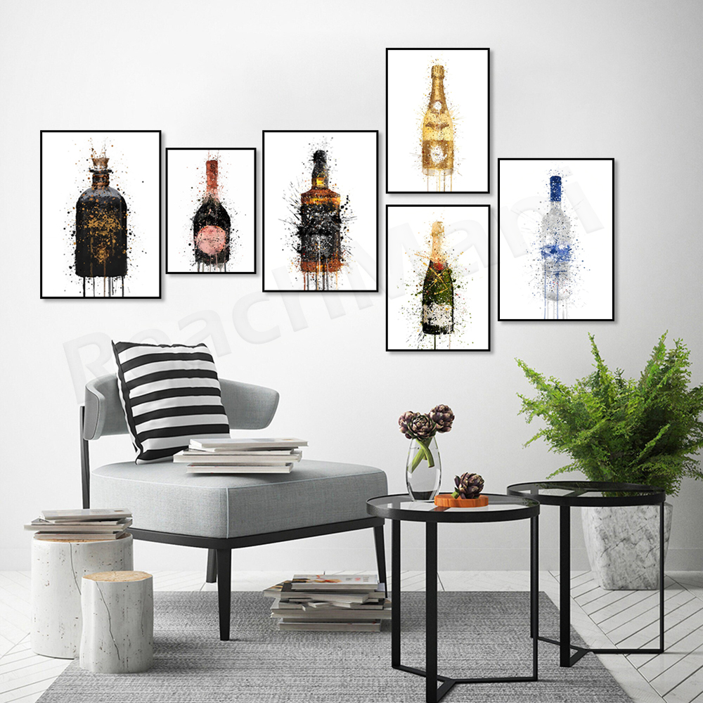 Champagne art poster, beer, gi – обзор и цена Beer Wine Gin