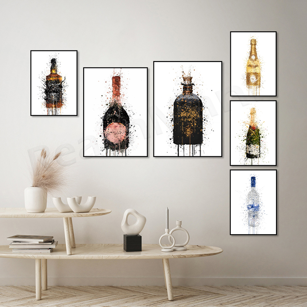 Champagne art poster, beer, gi – обзор и цена Beer Wine Gin