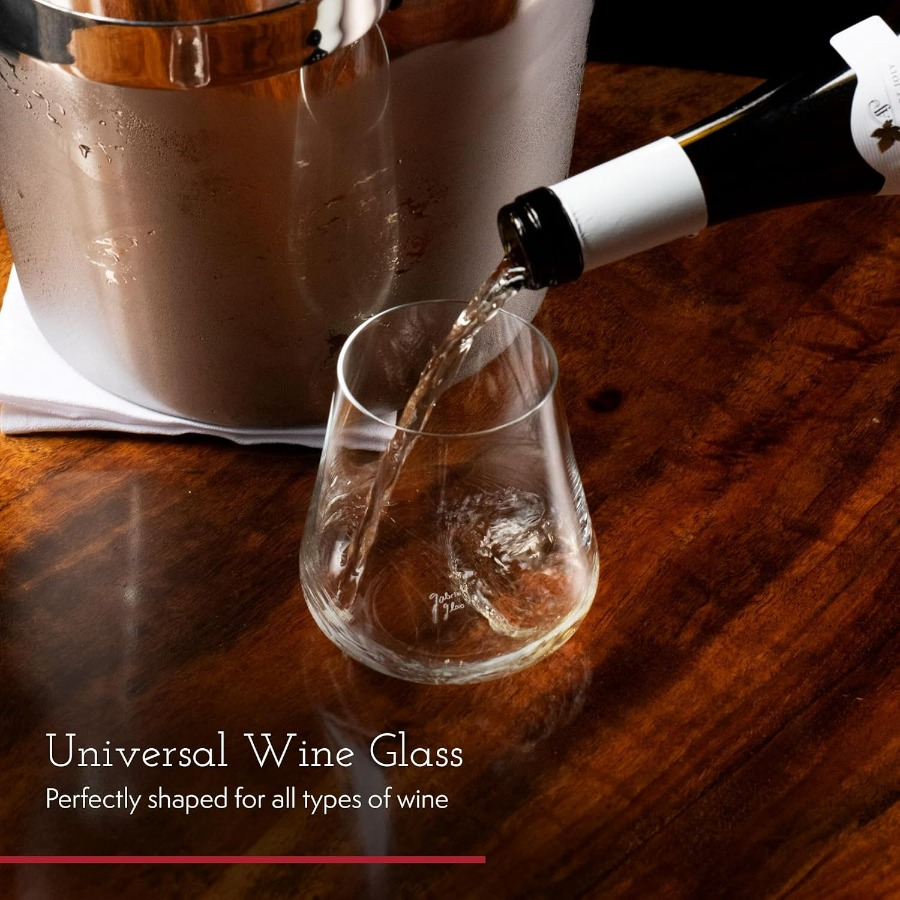 Stemless Crystal Wine Glasses  – обзор и цена Wine Glass Set Crystal