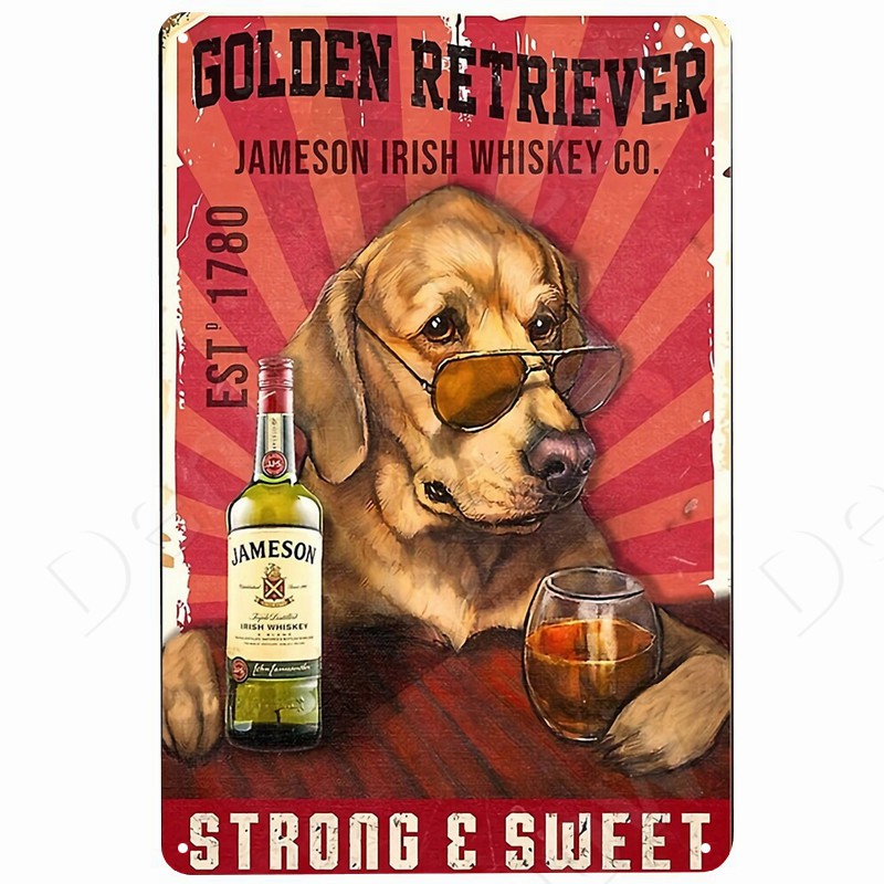 Cats and Wine Vintage Metal Si – обзор и цена Beer Wine Gin