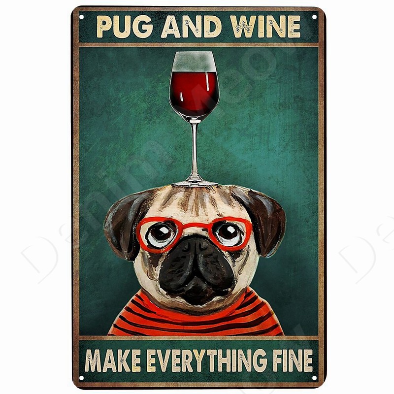 Cats and Wine Vintage Metal Si – обзор и цена Beer Wine Gin