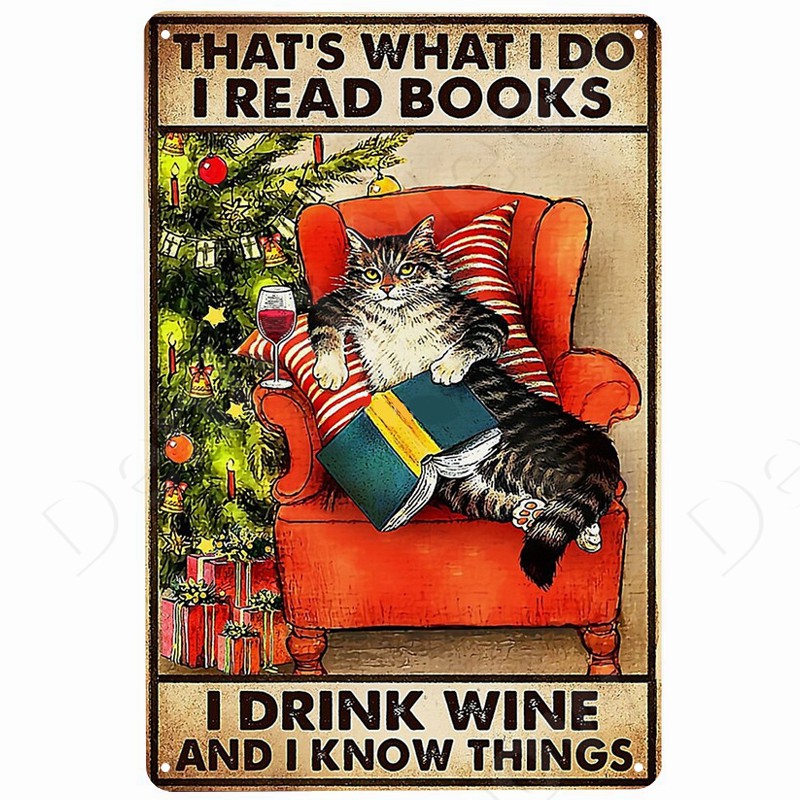 Cats and Wine Vintage Metal Si – обзор и цена Beer Wine Gin