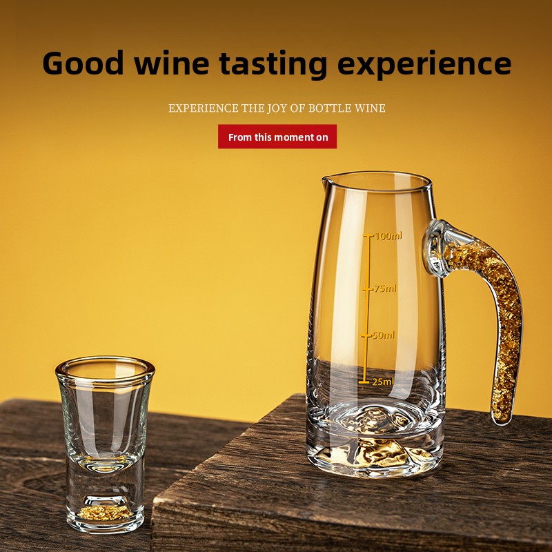 Crystal Glass Gold Foil Mounta – обзор и цена Wine Glass Set Crystal