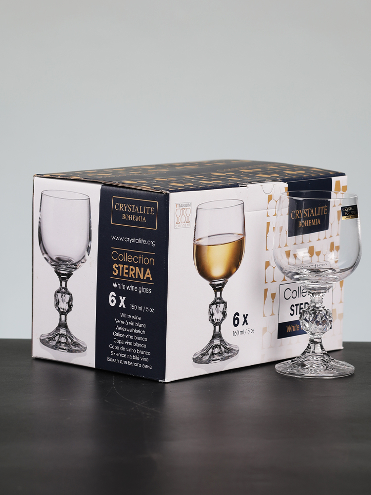 Sterna Liqueur Czech Crystal G – обзор и цена Wine Glass Set Crystal